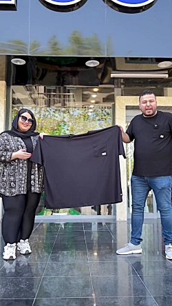 تیشرت بیسکویتی سوپر سایز مردانه