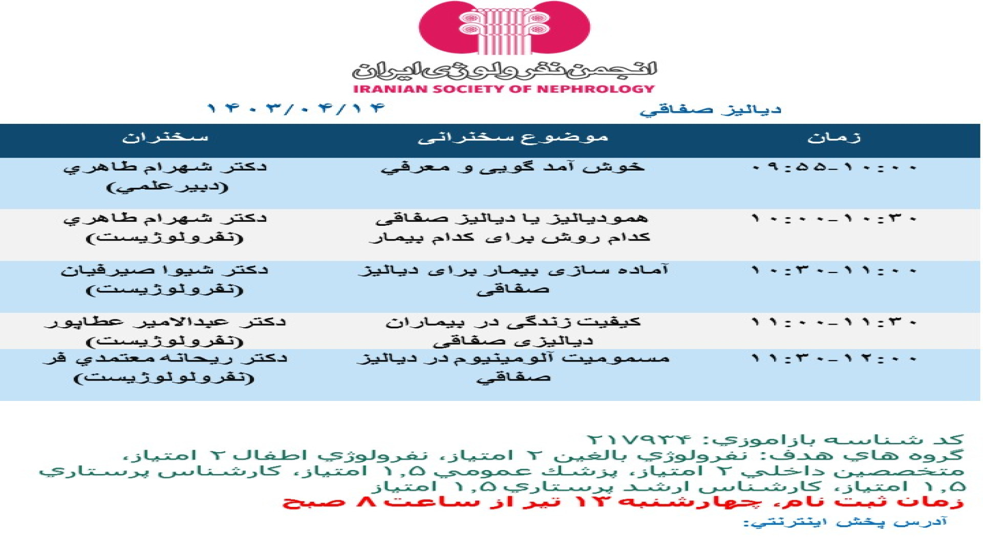 دیالیز صفاقی تهمورس پورناظری
