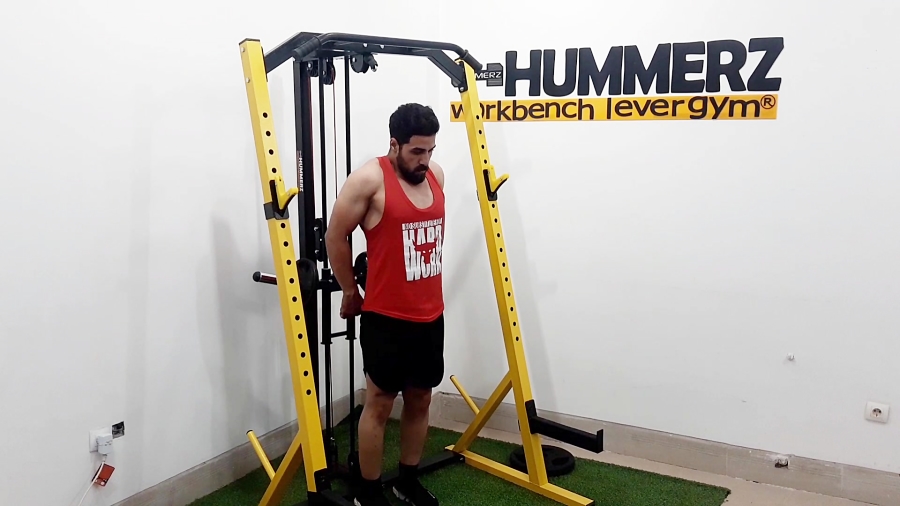 شراگ از پشت با سیمکش دستگاه رک اسکات هامرز