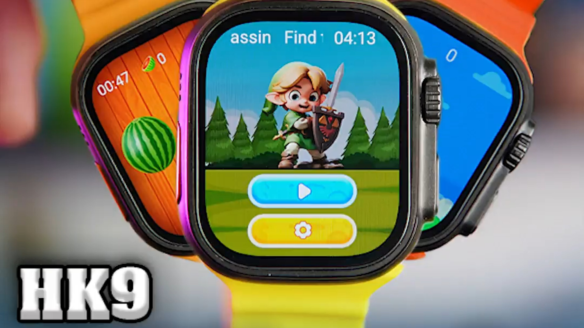 کلیه بازی های ساعت HK9 Ultra 2 Max و Hk9 Pro Max Plus ابرسانی پوست