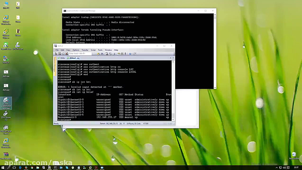 #UNL HowTo Simple ASDM access from native PC مجید کریمی