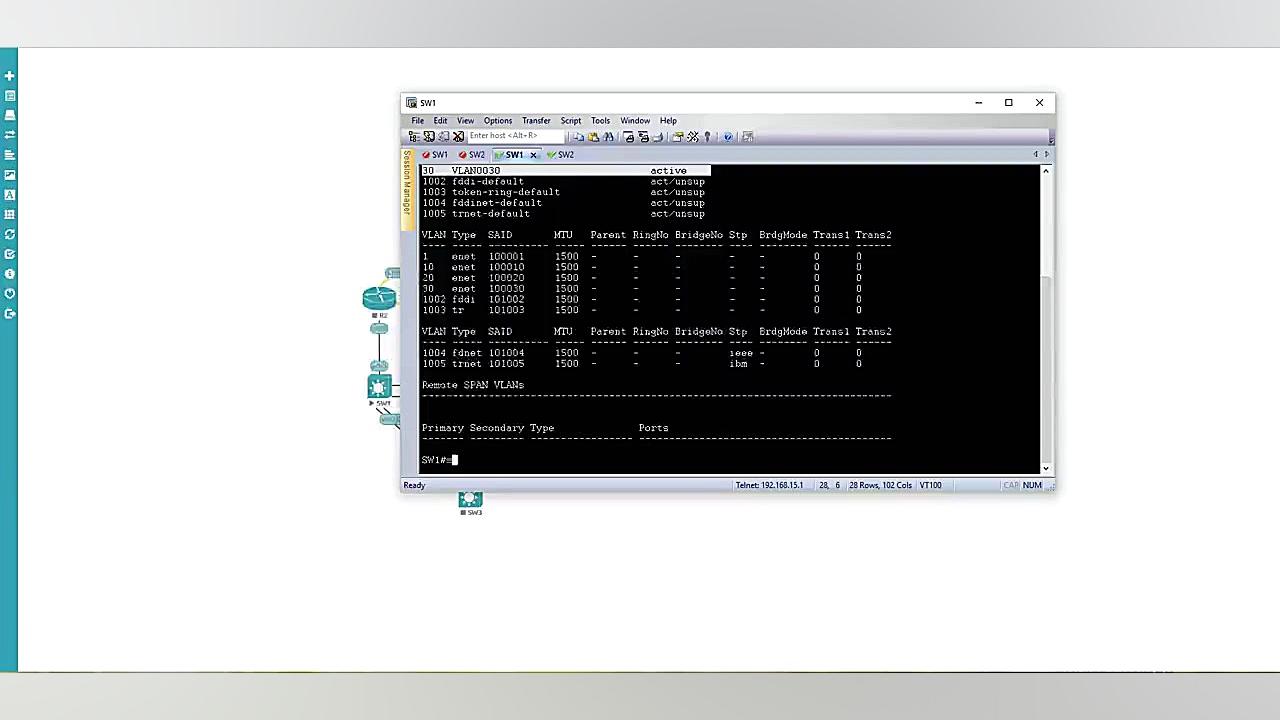 #UNL HowTo switch vtp initial cfg tuning مجید کریمی