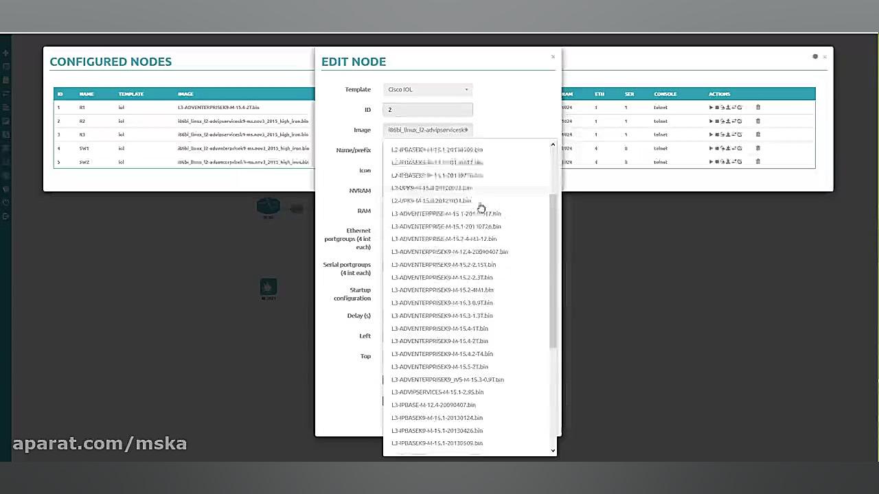 #UNL HowTo How to create labs UNL interconnect nodes مجید کریمی