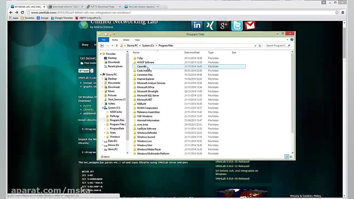 #UNL HowTo - Setup telnet and vnc مجید کریمی