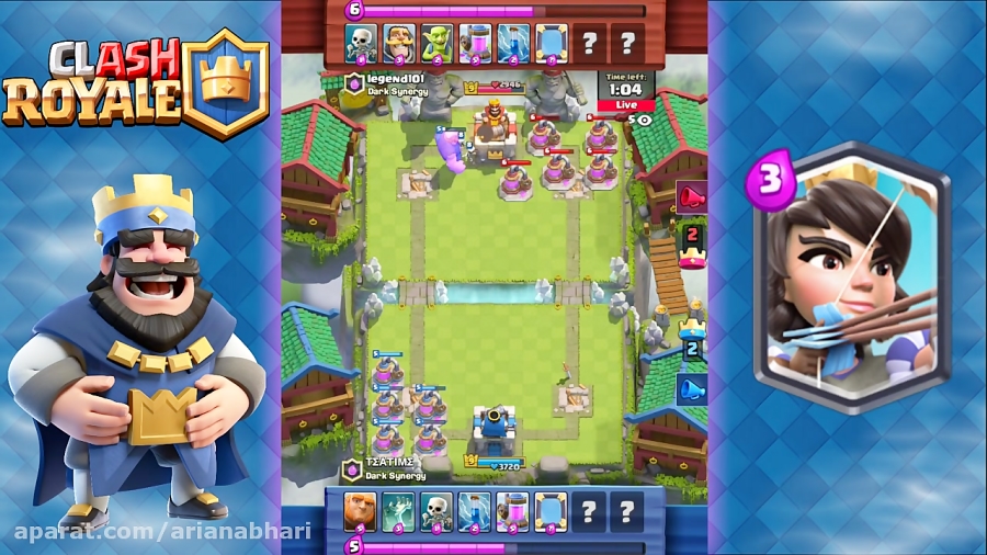 38 PRINCESSES! New World Record! Clash Royale - Most Princess on Map (Mass Gameplay)