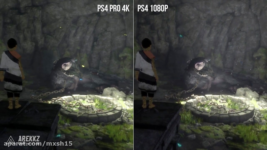 مقایسه گرافیکی بازی The Last Guardian در PS4 و PS4 Pro