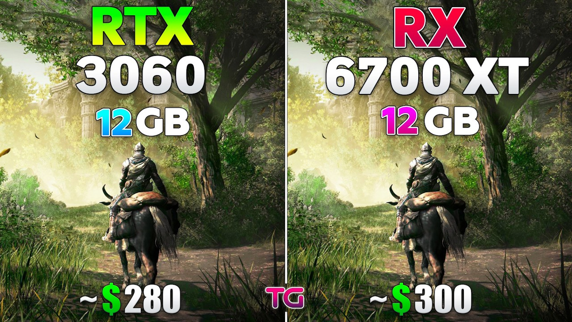 تست گیمینگ RTX 3060 vs RX 6700 XT اصلاح فرم صورت