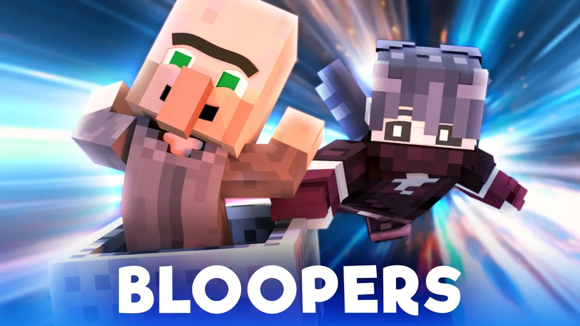 Rise of the Pillagers: BLOOPERS  Alex and Steve Adventures Minecraft Animation زمان223ثانیه