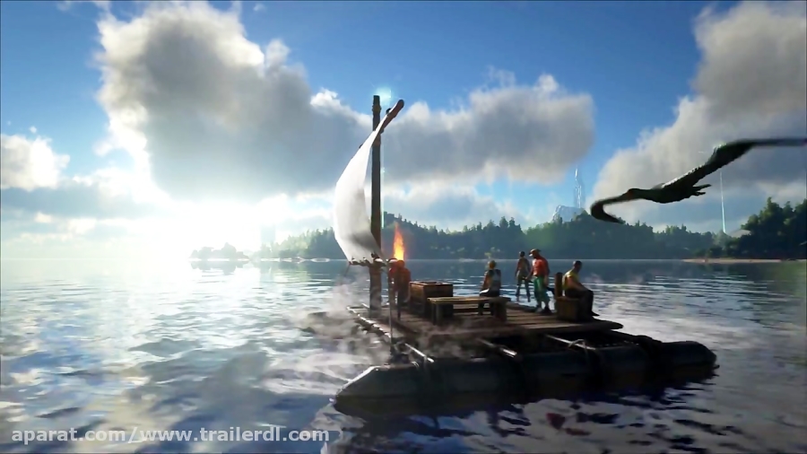 تریلر هنگام عرضه بازی ARK Survival Evolved برای PS4
