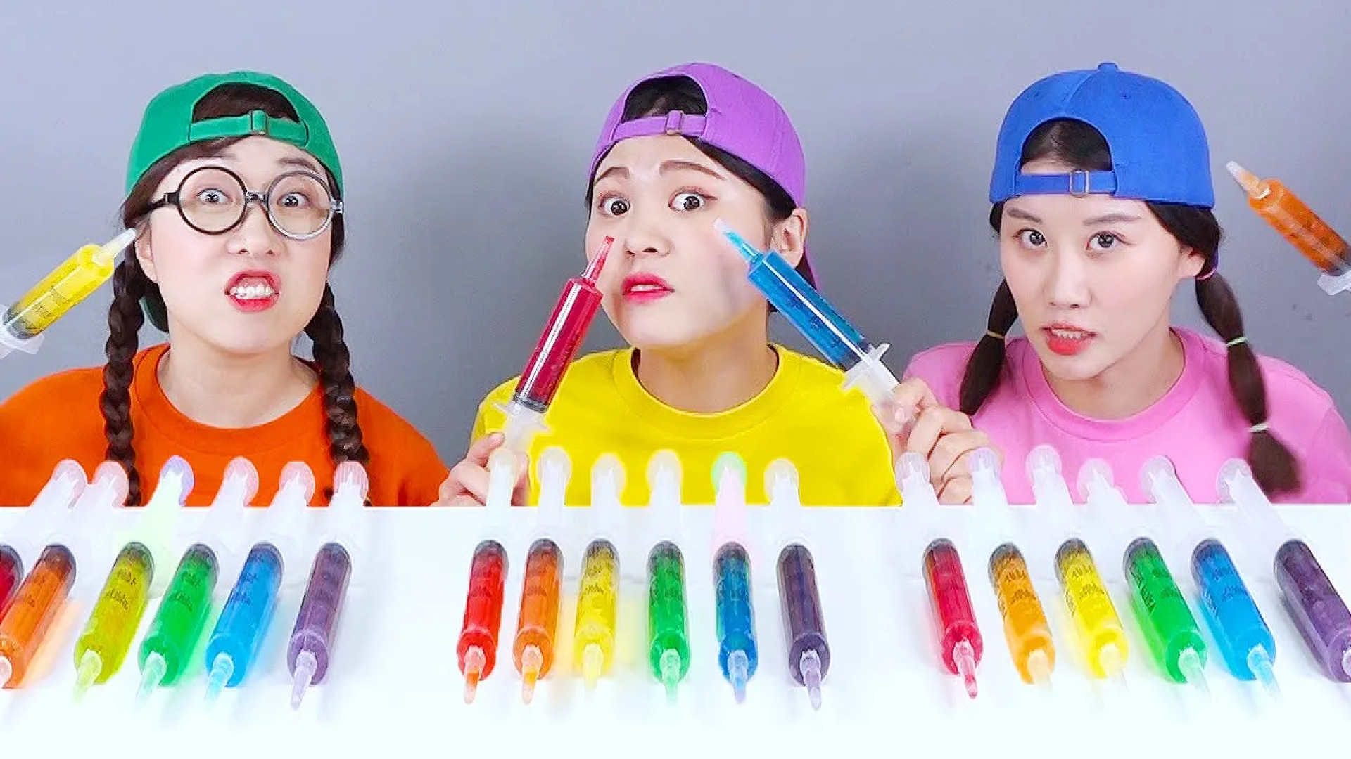 Desafío de carrera Jello Shooter Mukbang DONA پالپوتومی