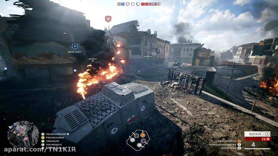 Battlefield 1 Tank Power Multi Kills