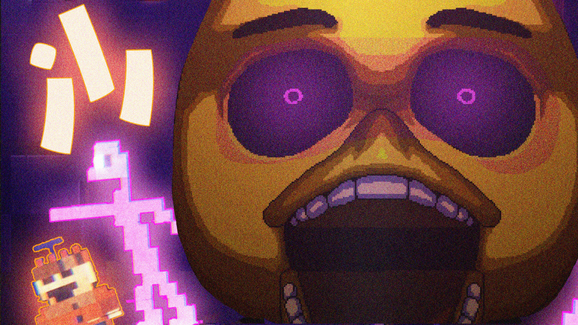 چیکا اینجاست و من باید چیپ رو نجات بدم ! | Fnaf into the pit #4 گلابی زرین