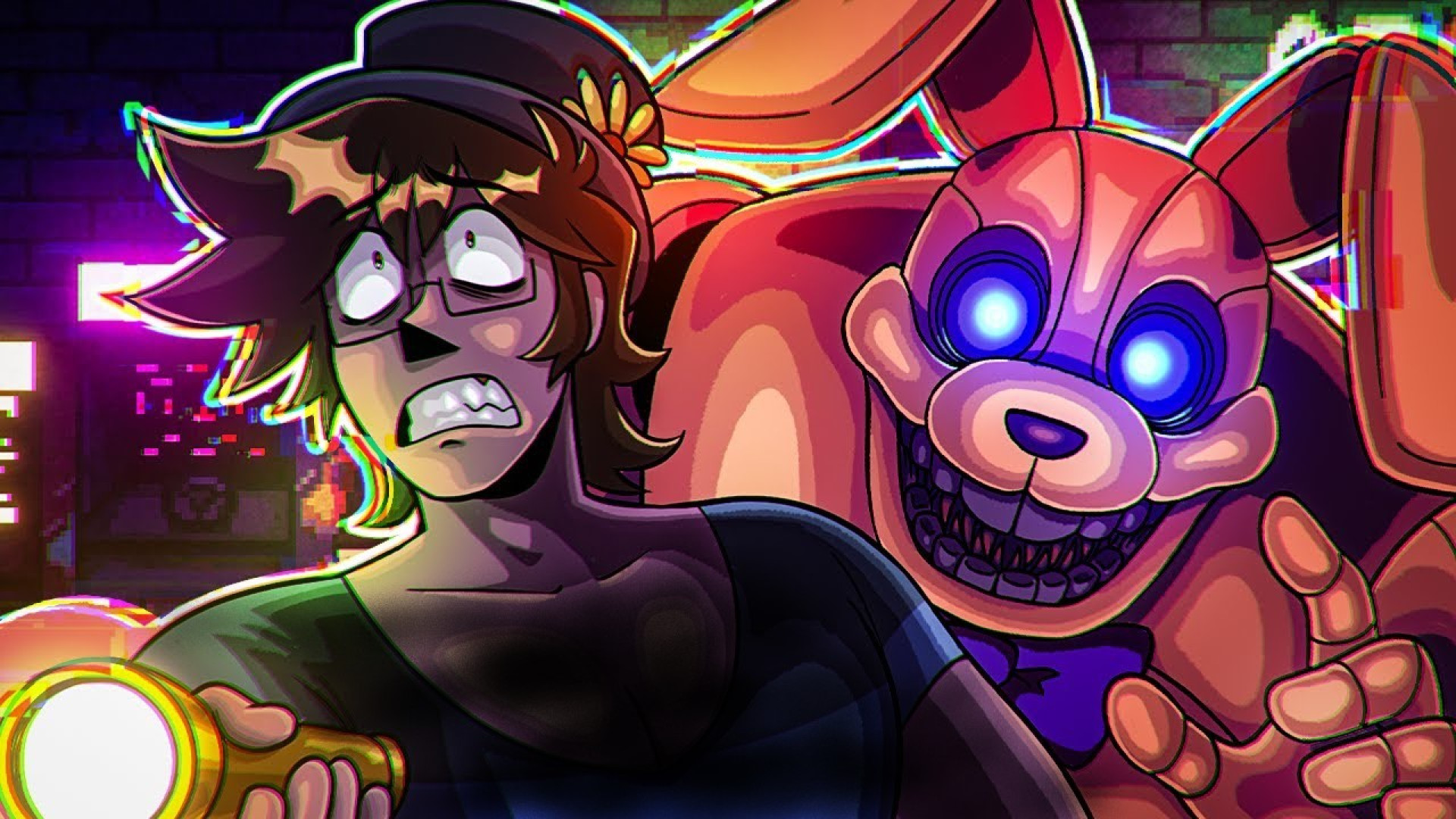گیم پلی کامل بازی فناف جدید FNAF Into The Pit جیرجیرک کشیدن دندان