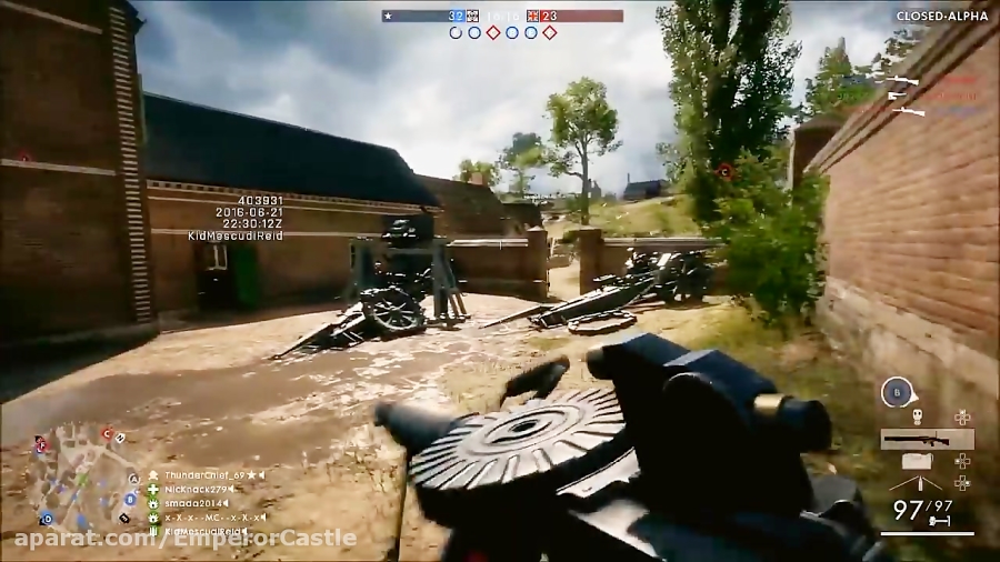 گیم پلی Battlefield 1 - جوخۀ پشتیبانی با سلاح Lewis Gun