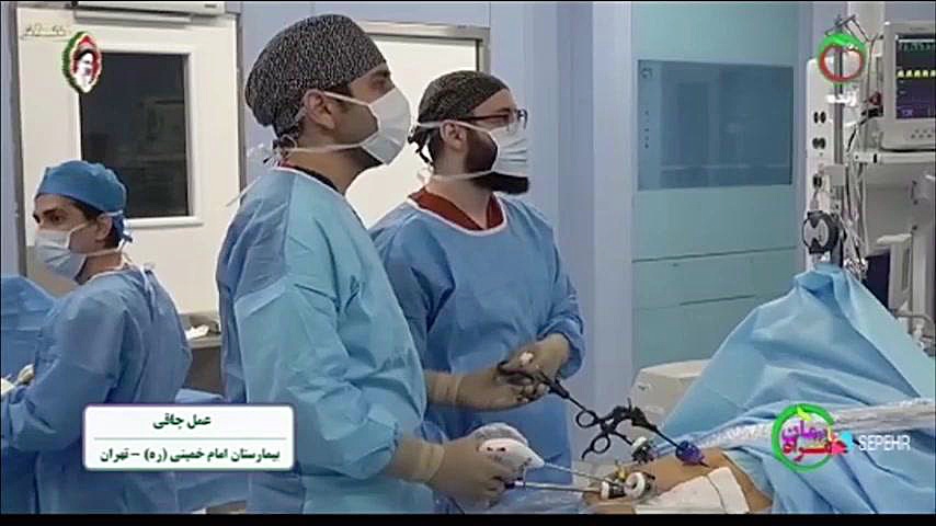 فیلم جراحی اسلیومعده|جراحی چاقی پخش زنده ازشبکه سلامت دکترامیرقاسملویی ترمیم لبخند لثه‌ای