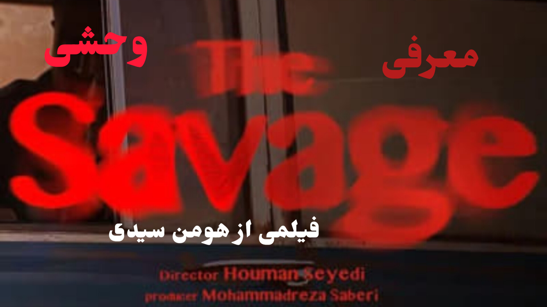 معرفی سریال وحشی فیلمی از هومن سیدی زمان109ثانیه