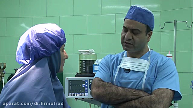 مصاحبه دکتر حمیدرضا مفرد با فردی که قصد جراحی بینی دارد دکتر حمیدرضا مفرد