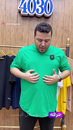 تیشرت بیسیک سایز بزرگ 4030