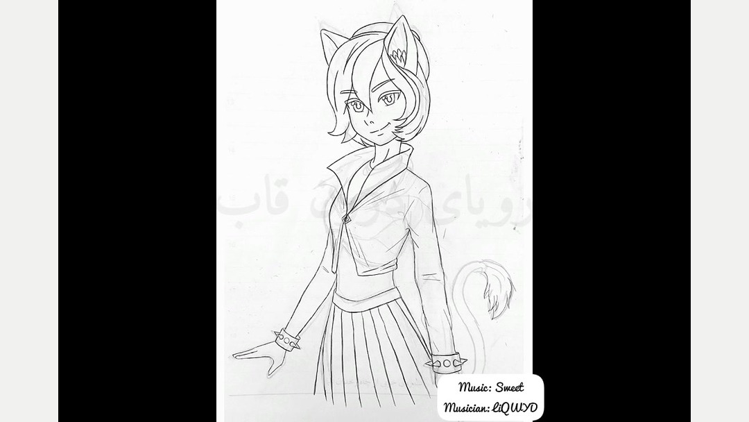 تایم لپس | نقاشی | آرت | برای مسابقه کیم پرپل | شخصیت پونی خودش سحر دولتشاهی
