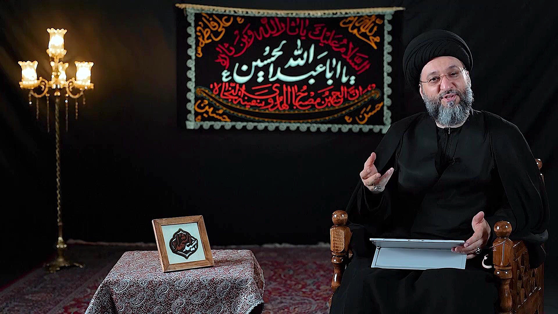 محبت به امام حسین ما رو همنشین پیغمبر میکنه