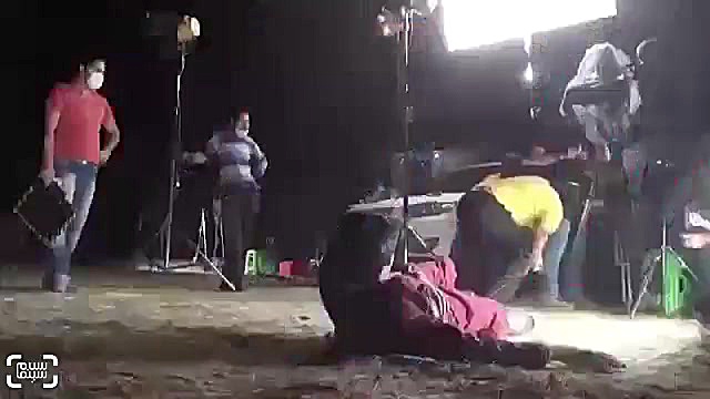 پشت صحنه فیلم جنجال در عروسی زمان47ثانیه