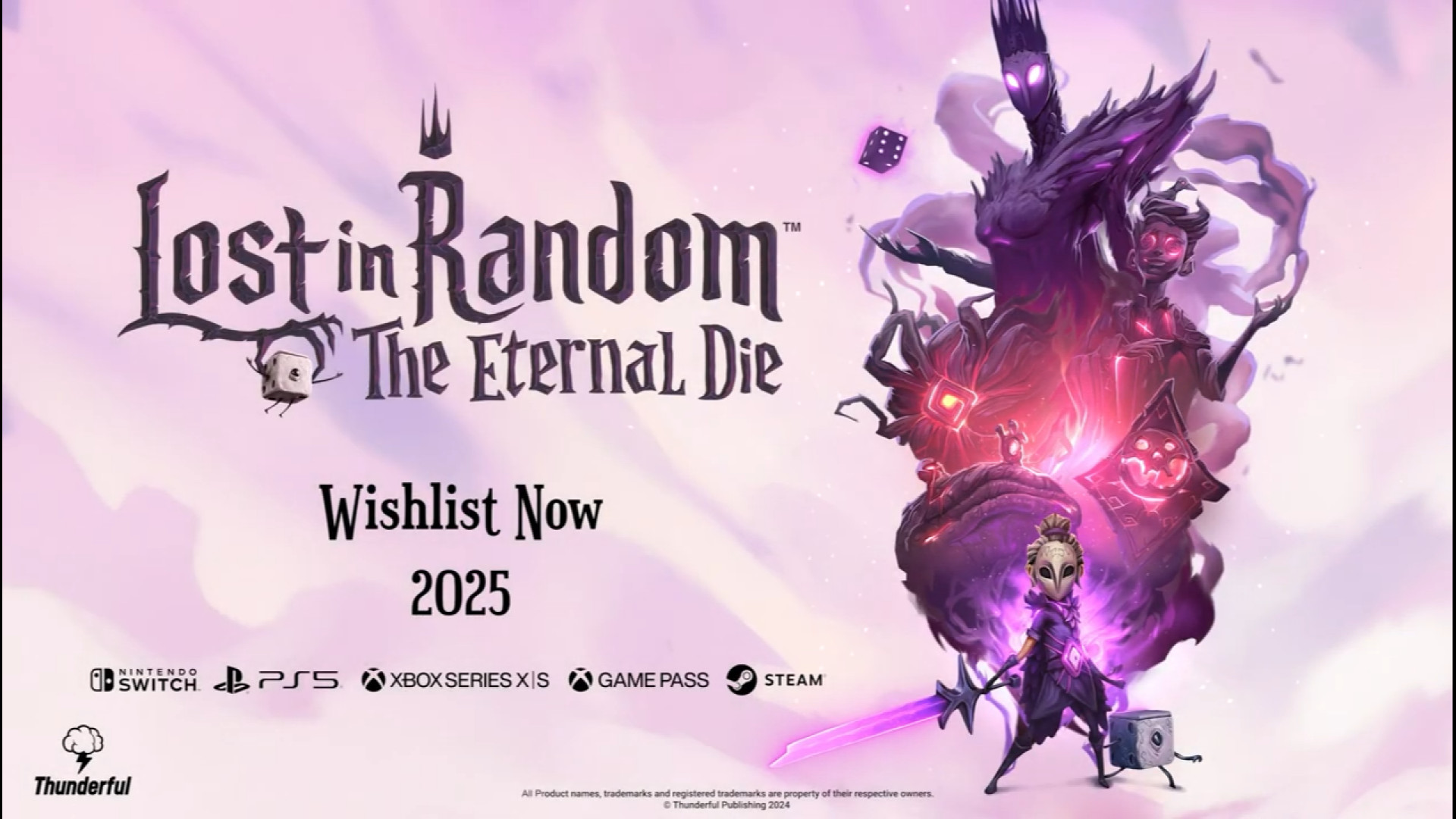 تریلر معرفی بازی Lost in Random: The Eternal Die زمان80ثانیه