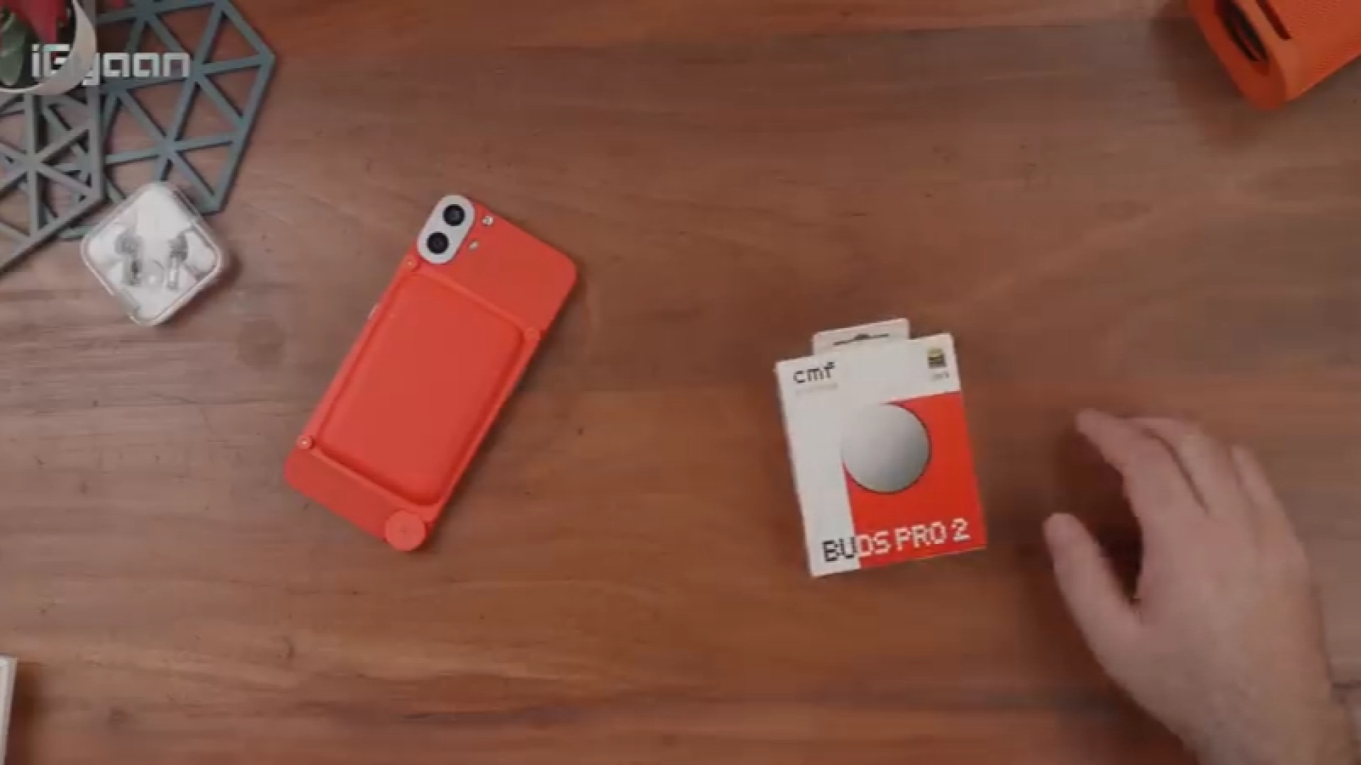 هدفون بی‌ سیم CMF Buds Pro 2 Wireless headphone Orange کاشت مو