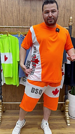 ست تیشرت و شلوارک سایزبزرگ4030