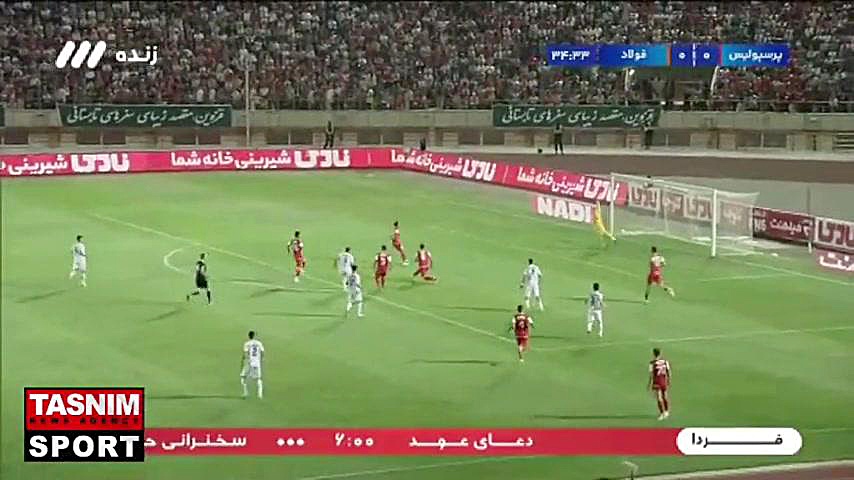 سیو عالی الکسی گندوز در برابر شوت احسان پهلوان گل گدوت