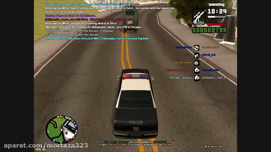 Grand Theft Auto: San Andreas MultiPlayer - Crazybobs Cops And Robbers Police Survive Tutorial HD