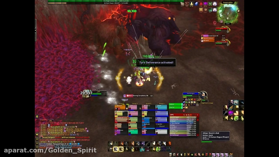 Golden Spirit Vs Ursoc mythic