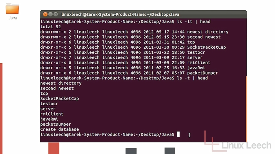 BASH shell commands pipes for Linux)