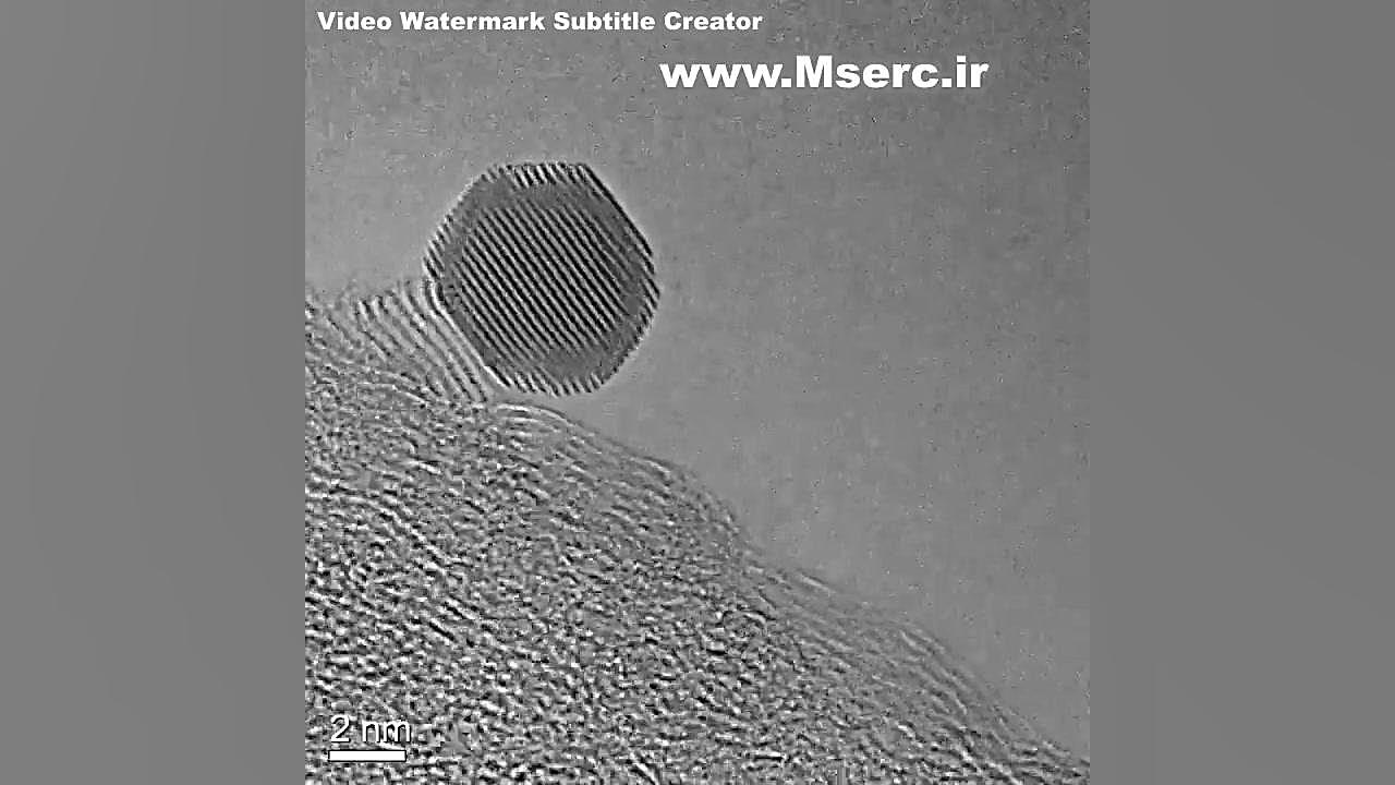 بررسی نانو ذره پلاتین توسط میکرسوکوپ عبوری الکترونی HRTEM اصلاح طرح لبخند