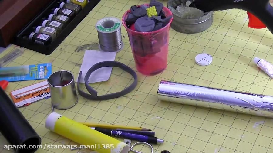 How to Make a Cardboard Lightsaber (VADER DIY!)