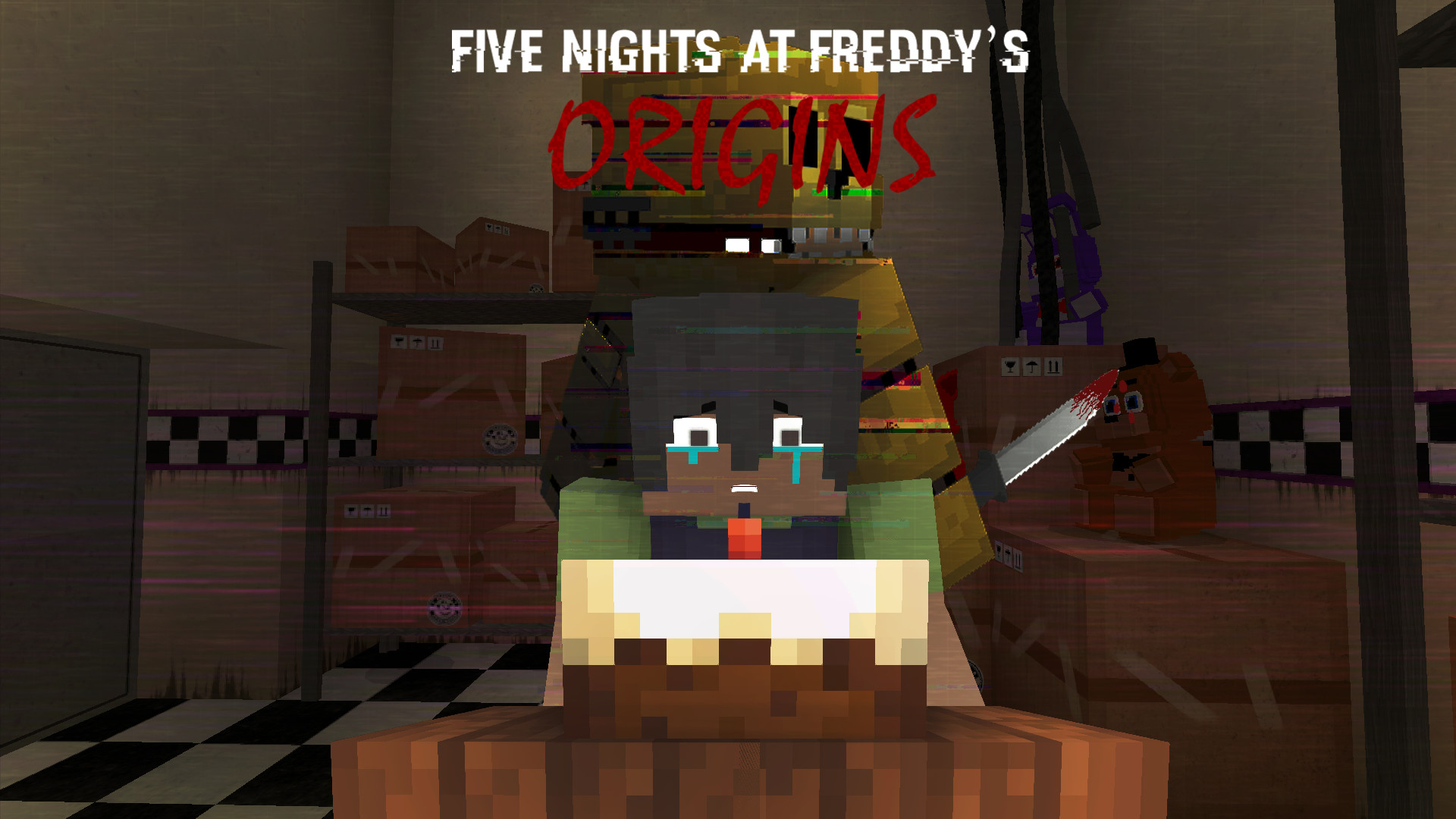 سریال ماینکرفت فناف اوریجینز فصل 1 قسمت 2 - یه قاتل | Minecraft FNAF Origins ترانه علیدوستی