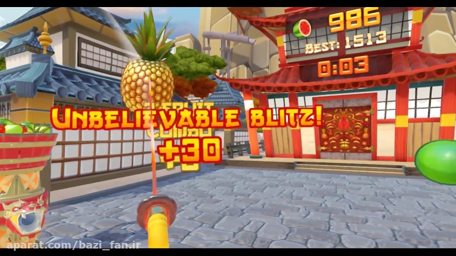 تریلر بازی Fruit Ninja VR برای PS VR
