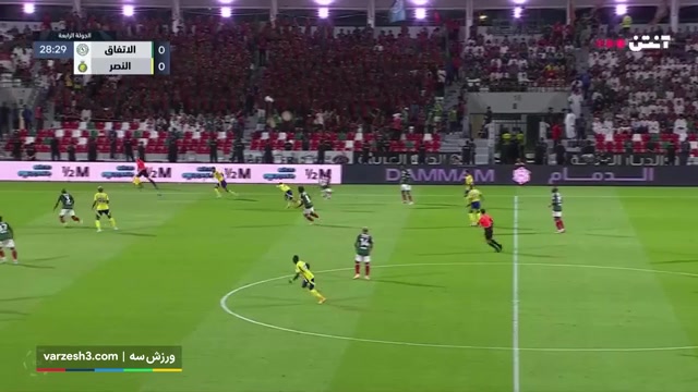 خلاصه بازی الاتفاق 0 - النصر 3