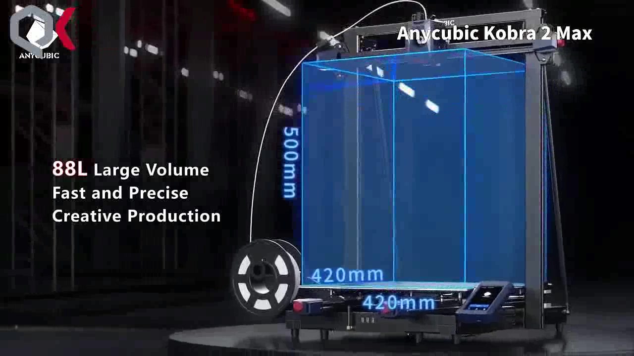 معرفی پرینتر سه‌بعدی انیکیوبیک مدل Kobra 2 Max