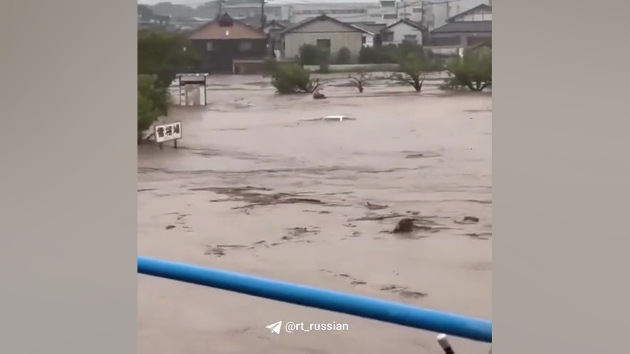 سیل ویران‌گر در ژاپن