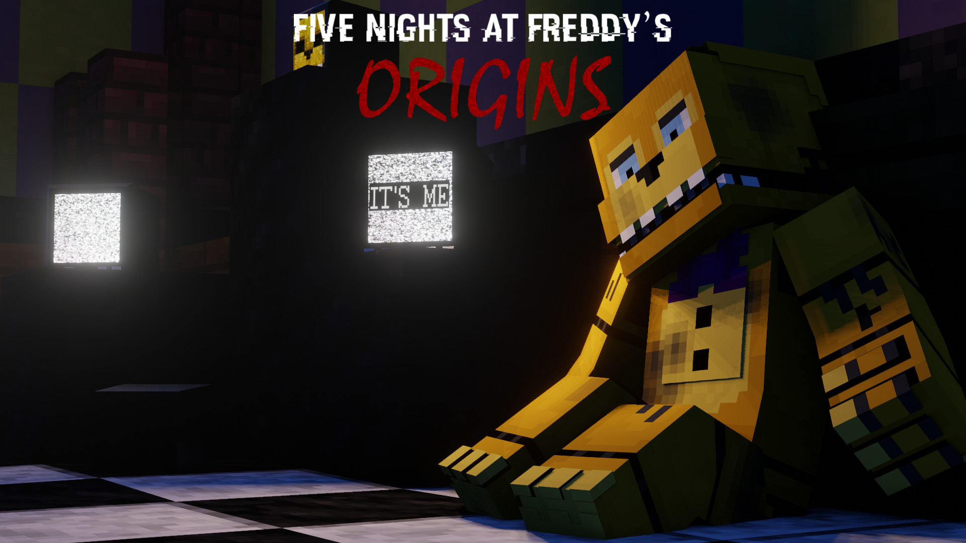 سریال ماینکرفت فناف اوریجینز فصل 1 قسمت 4 - لباس قاتل | Minecraft FNAF Origins یوتیوب
