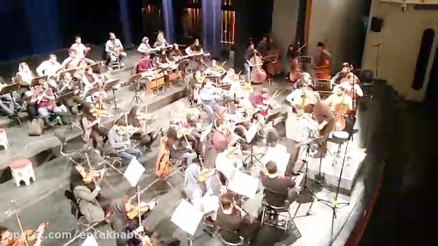 فیلم/ اولین تمرین ارکستر ملی ایران برای اجرا در جشنواره زمان188ثانیه