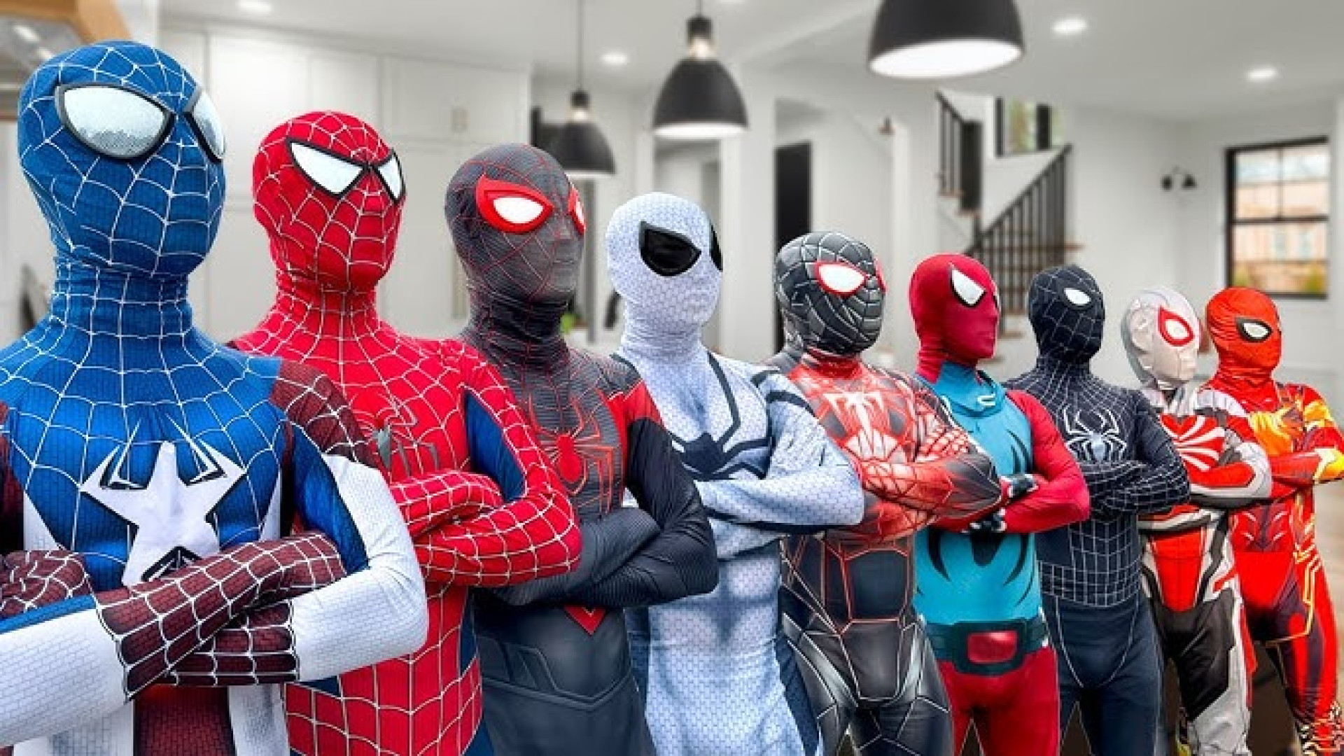 نبرد مرد عنکبوتی و اسپایدرمن دور همی قهرمانان جدید spiderman جواد رضویان