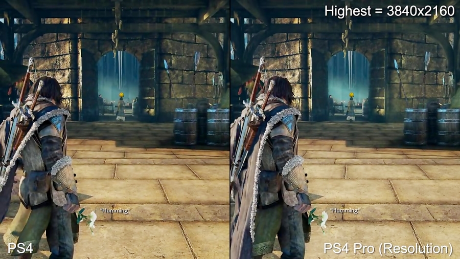 آنالیز گرافیک بازی Shadow of Mordor PS4 Pro vs PS4