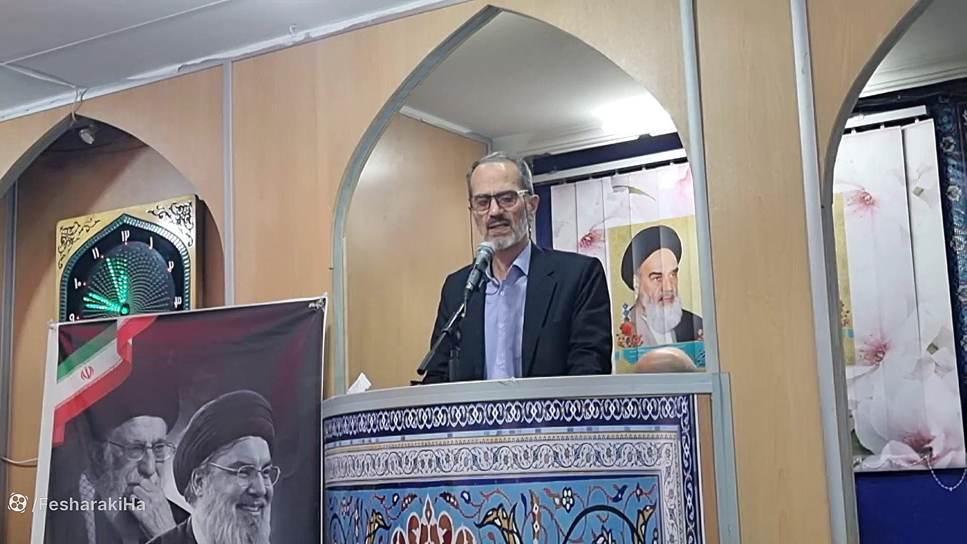 وعده صادق 2 در مصلی احمد آباد با سخنرانی دکتر فشارکی