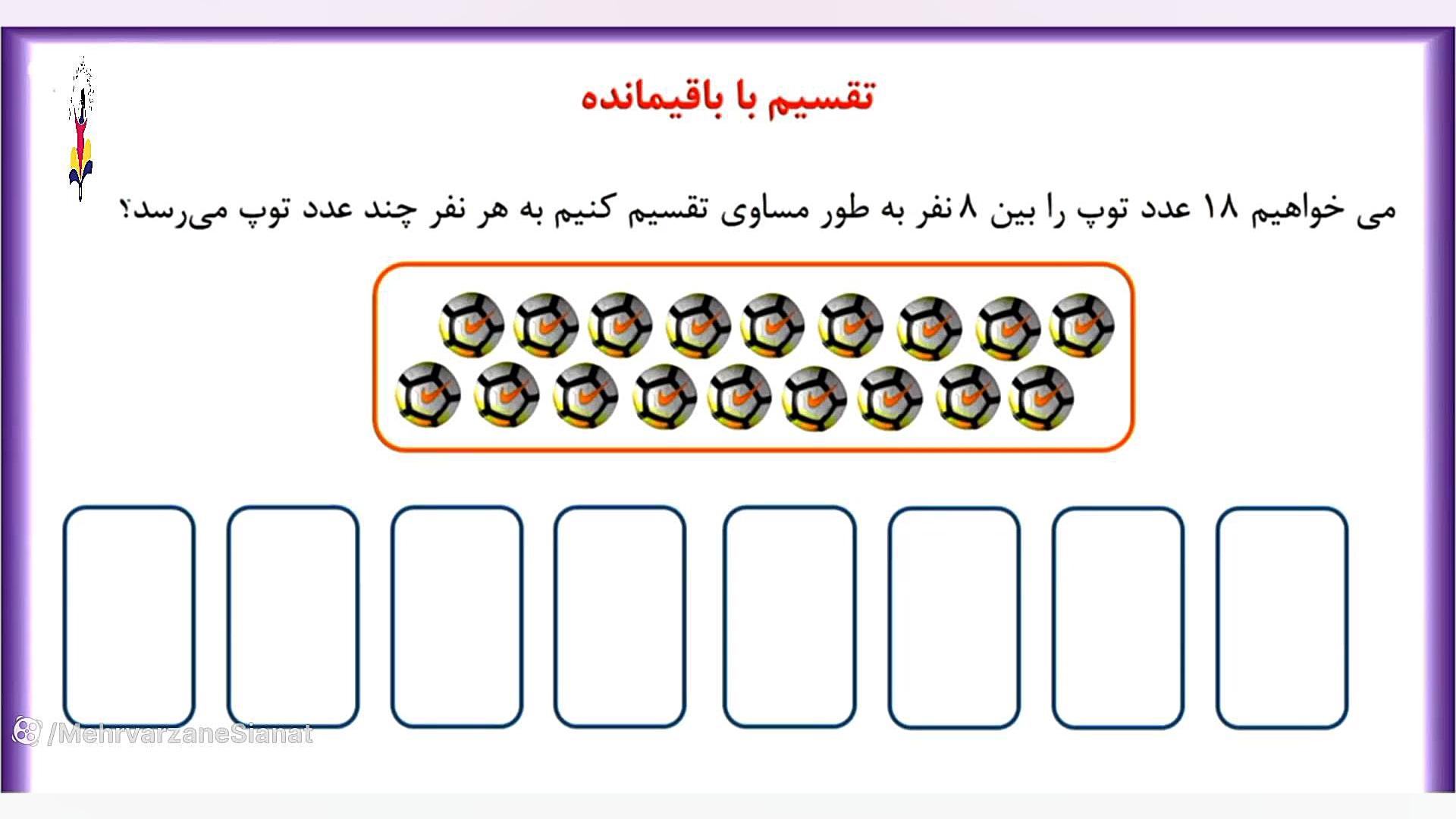 ریاضی سوم تقسیم با باقی مانده پزشکی میکروRNA