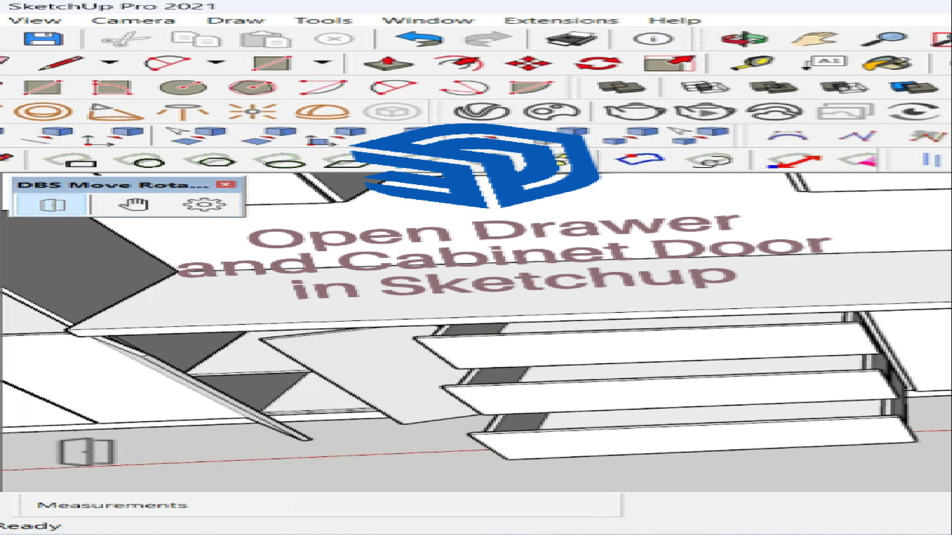 آموزش باز و بسته کردن درب کابینت و کمد در اسکچاپ - پلاگین DBS Move Rotate دکتر پوست