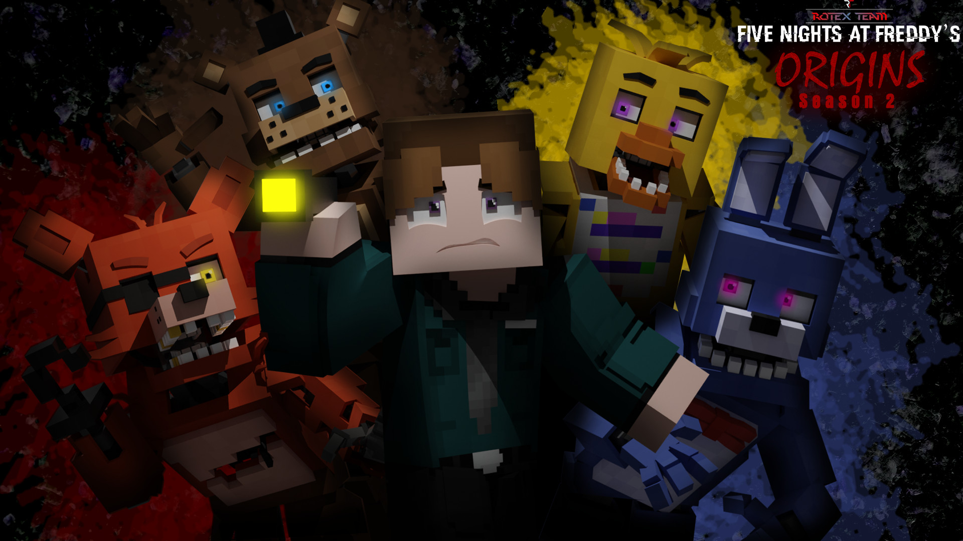 سریال ماینکرفت فناف اوریجینز فصل 2 قسمت 1 - رستوران | Minecraft FNAF Origins لیپوماتیک