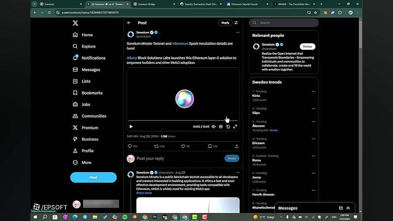 ایردراپ , سونیوم , | , آموزش , گام , شرکت , Soneium , (Soneium) , بلاکچین , لایه , اتریوم , Sony , Block , Solutions , Labs , توسعه , یافته , هدف , بهبود , مقیاس‌پذیری , دسترسی , فناوری , ویژه , برنامه‌های , وب , پروژه , ماژول , «Op , Stack» , بنیاد , آپتیمیزم , مشکلاتی , کارمزدهای , سرعت , پایین , تراکنش‌ها , رایج , برطرف , می‌کند , ویژگی‌ها , پلتفرم , مقیاس‌پذیر , مناسب , توسعه‌دهندگان , سازگاری , ماشین , مجازی , (EVM) , تبدیل , کامل , www , epsof