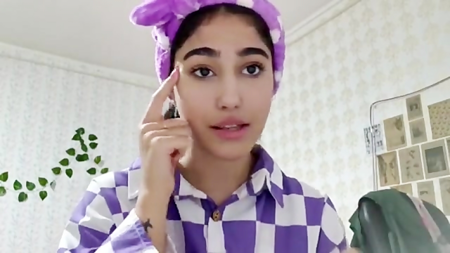 میکاپ بنفش