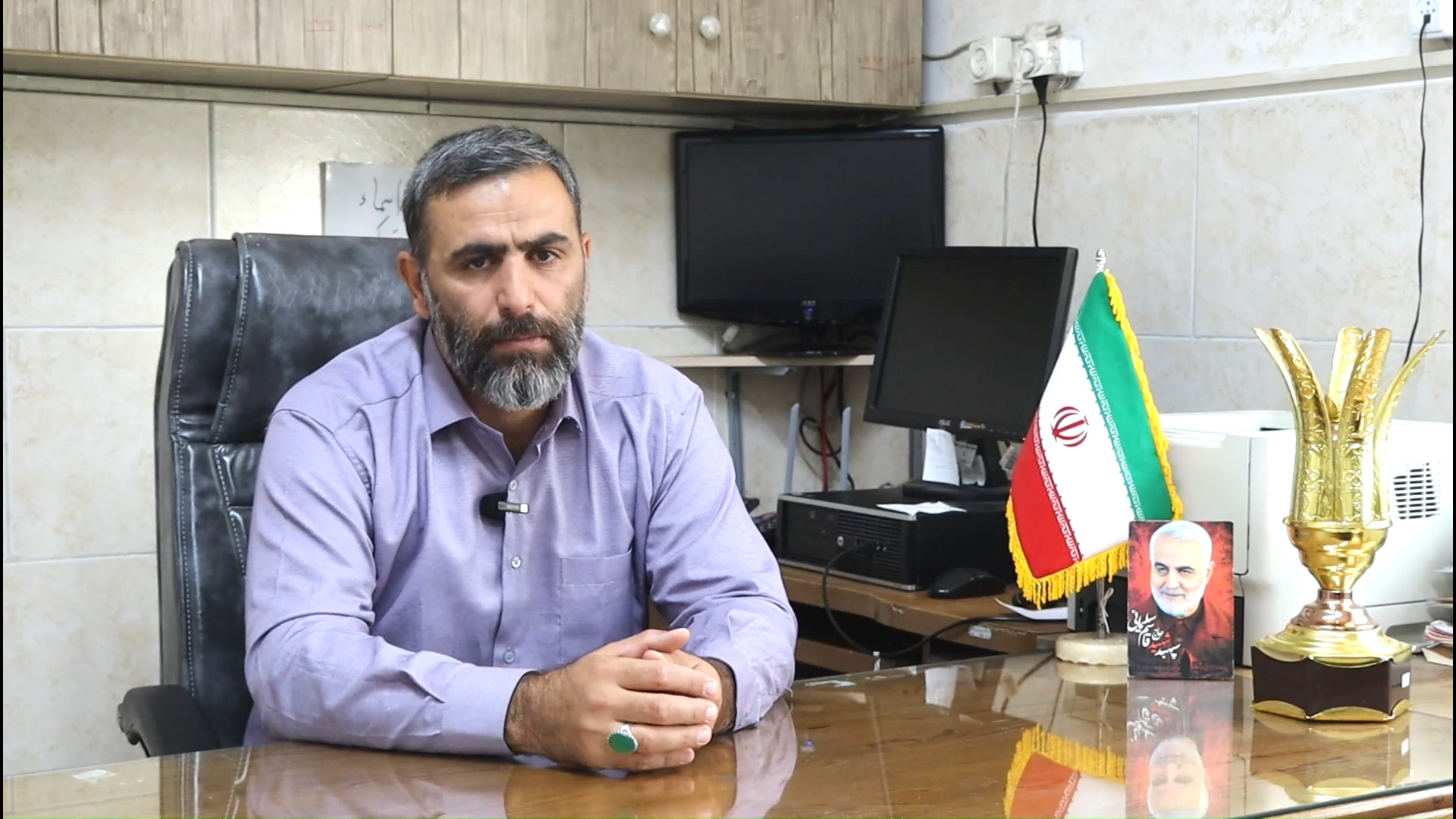 آقای شمس مدیر مدرسه دارابی پسرانه / معرفی مدیر برتر زمان2602ثانیه